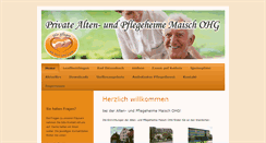 Desktop Screenshot of altenheim-maisch.de